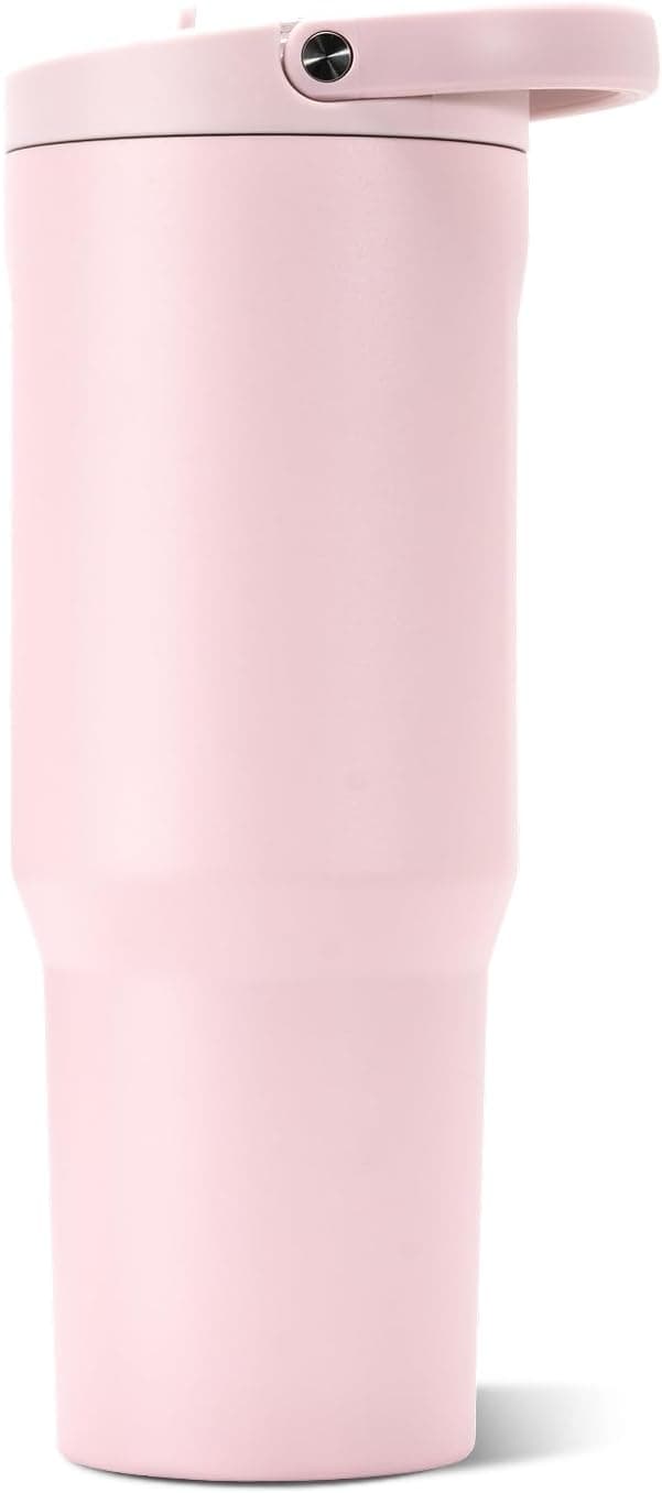 HydroJug Sport 32 oz Insulated Stainless Steel Water Bottle, Pink Sand