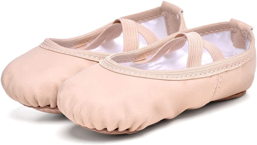 Stelle Ballet Shoes for Girls Toddler Soft Leather Split Sole Practice | Ballet slippers, Dance shoes, Drawstring or no-drawstring design, Suede leather sole, Boys and girls, Little and big kids