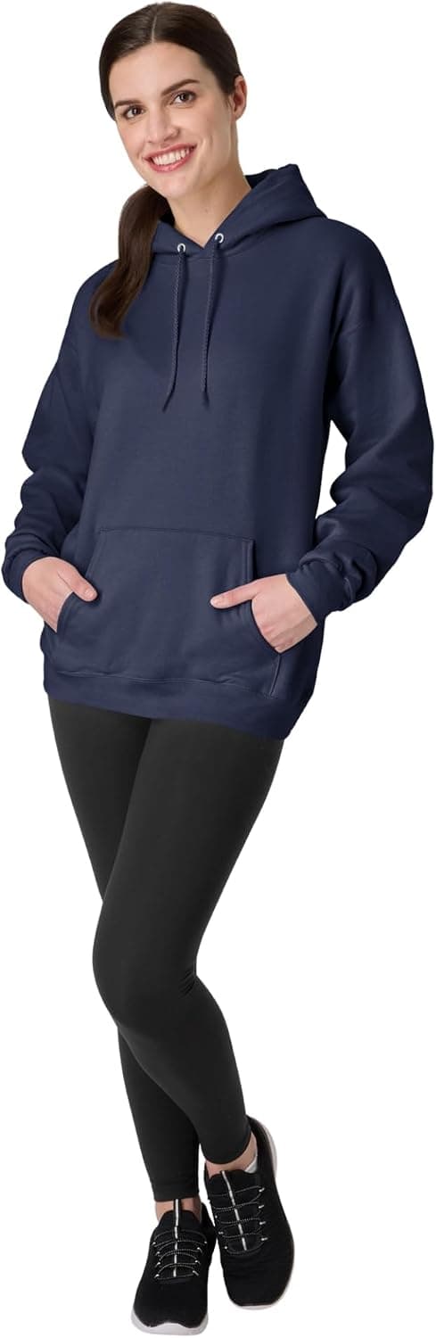 Hanes Men's Hoodie - EcoSmart Fleece Hooded Sweatshirt for Men & Women - Midweight Fleece - Big & Tall Available