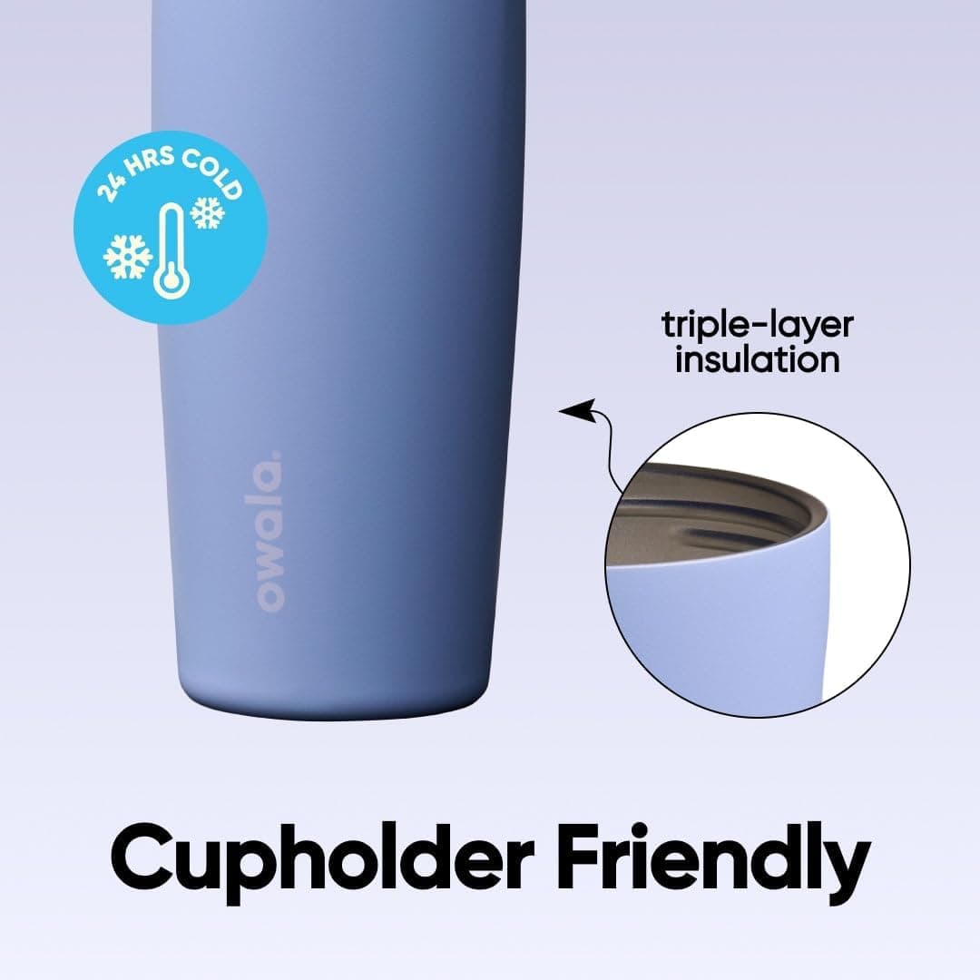 Owala FreeSip Sway Stainless Steel Water Bottle 30 oz Out of the Blue