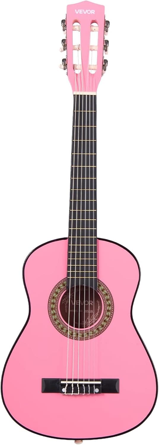 VEVOR Acoustic Guitar, Classical Guitar Starter Kit for Beginners, with Nylon Strings, Basswood Guitar, for Kids Adults Girls Boys Students