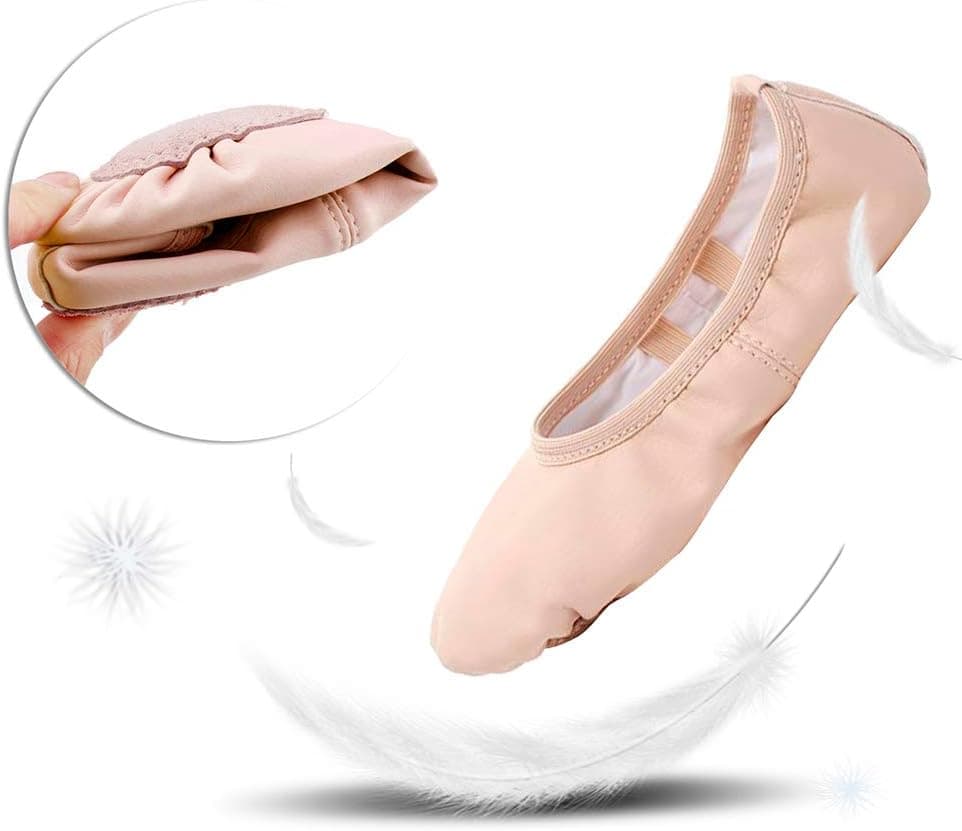 Stelle Ballet Shoes for Girls Toddler Soft Leather Split Sole Practice | Ballet slippers, Dance shoes, Drawstring or no-drawstring design, Suede leather sole, Boys and girls, Little and big kids