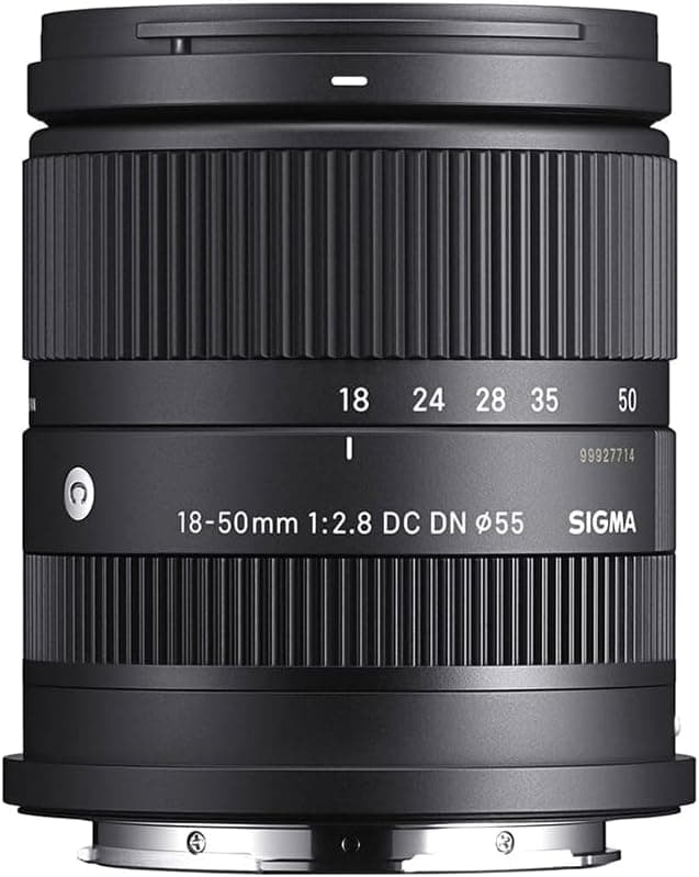 Sigma 18-50mm F2.8 DC DN Contemporary Zoom Lens (for E Mount), Black