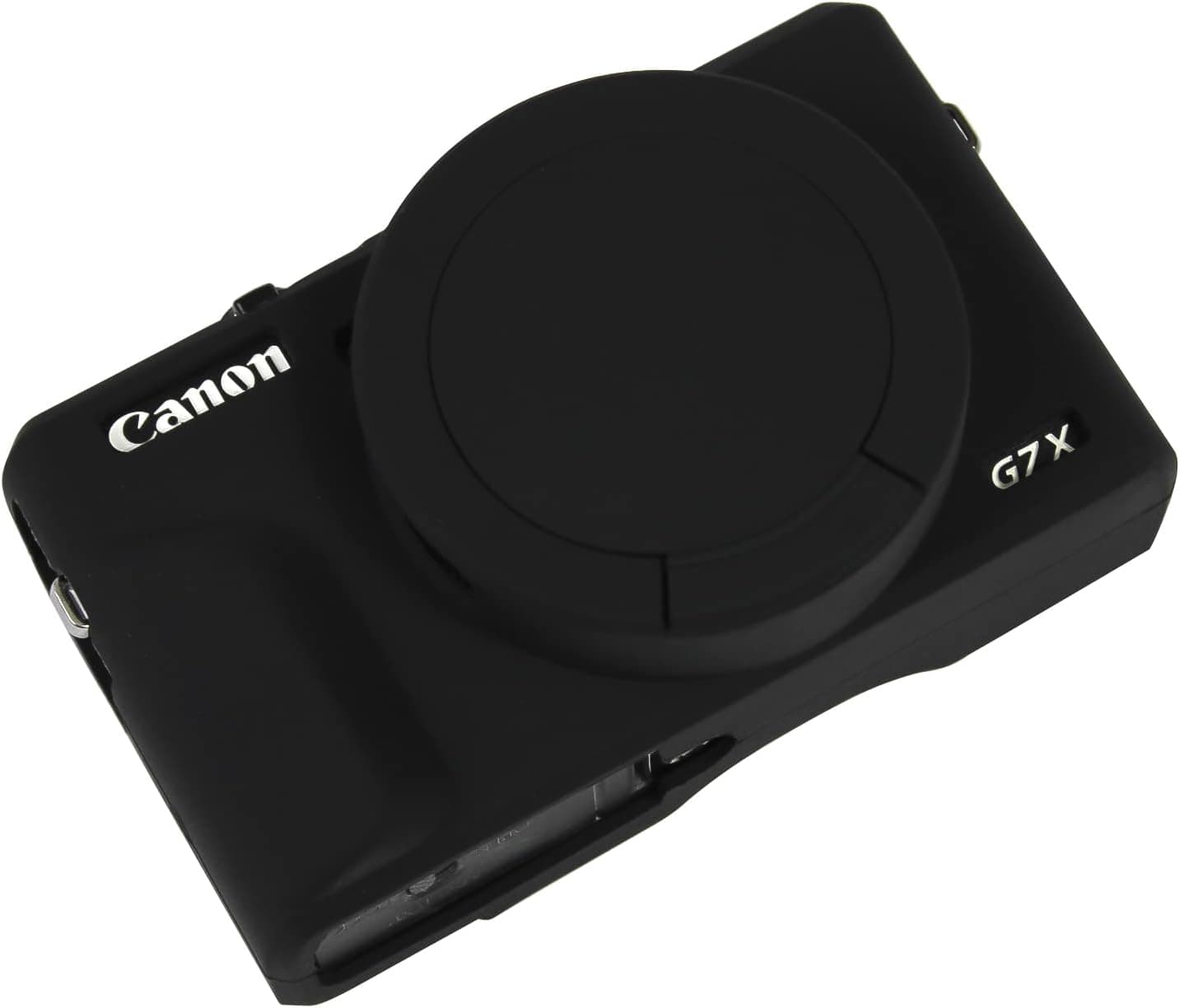 Easy Hood Camera Case Cover for Canon Powershot G7X Mark III Camera(Black) | With Removable Lens Cover,Soft Silicone Protective Case,Anti-Scratch,Slim Fit,Enhanced Grip,Lightweight Camera Accessories