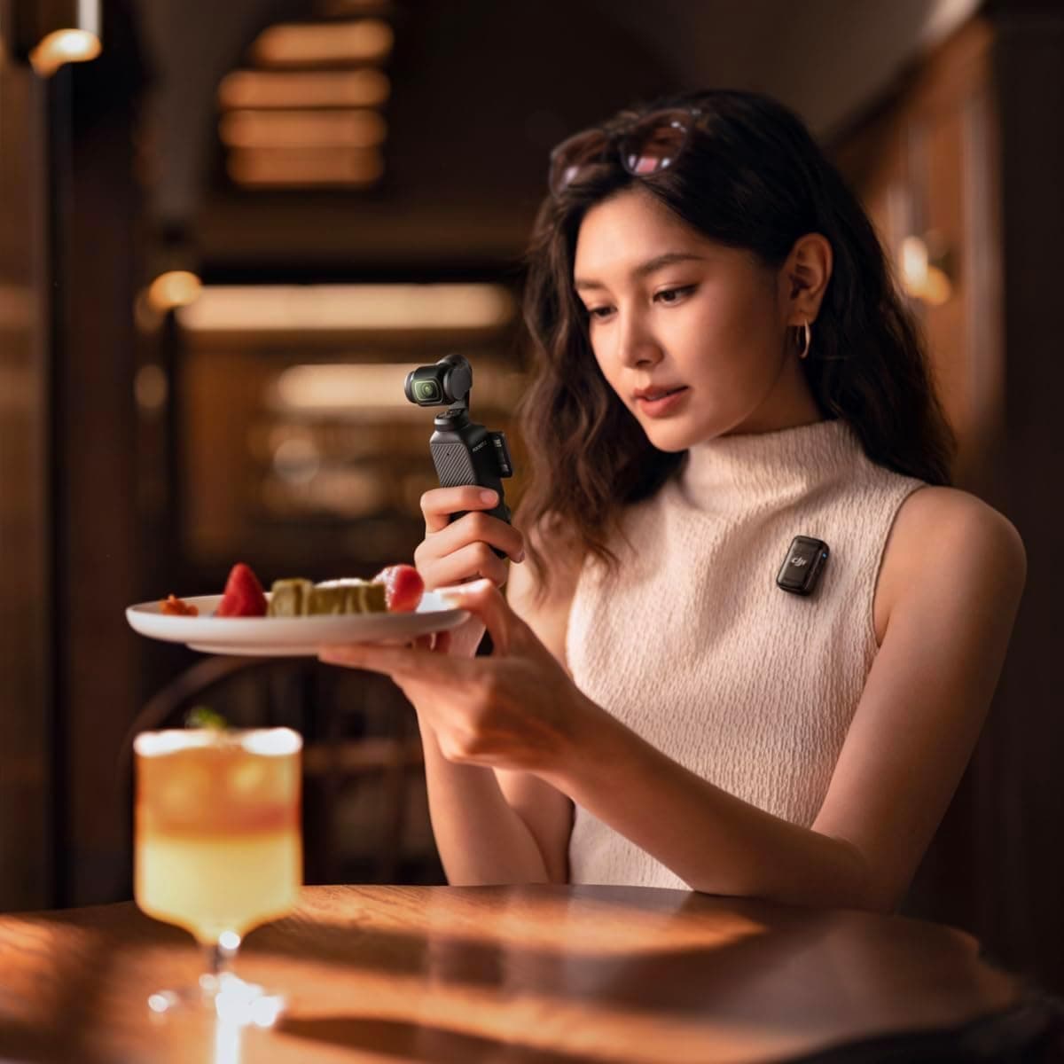 DJI Osmo Pocket 3 Creator Combo, Vlogging Camera with 1'' CMOS & 4K/120fps | 3-Axis Stabilization, Spotlight Follow, Fast Focusing, Mic Included for Clear Sound, Small Camera for Photography