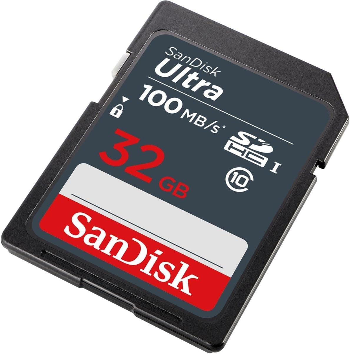 SanDisk 32GB Ultra 100MBs SDHC Memory Card | Up to 100MB/s read, Water-resistant design, Impact-resistant build