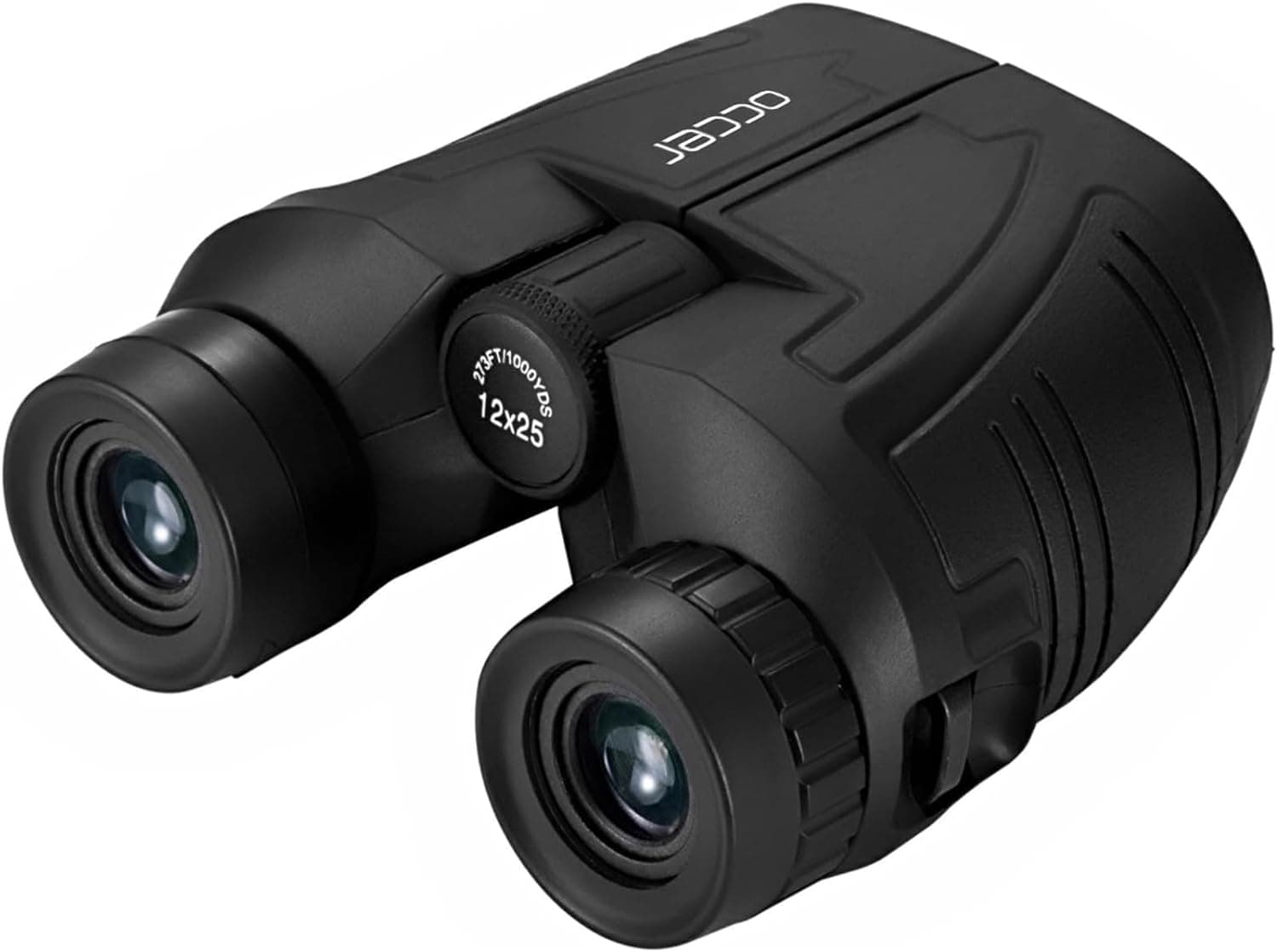 Occer 12x25 Compact Binoculars for Adults and Kids | High Powered, Easy Focus, Large Eyepiece for Bird Watching, Cruise Ship, Outdoor Hunting, Travel, Sightseeing