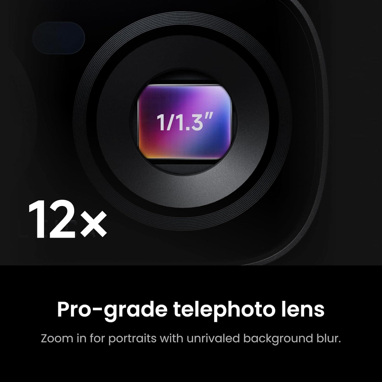 Insta360 Luna Ultra - 8K Vlogging Camera with Dual Leica Lenses, 12× Zoom, 1" Sensor, Detachable 2" Touchscreen, Triple AI Chip, Pocket Gimbal Camera for Vlog Photography-Cosmic Black