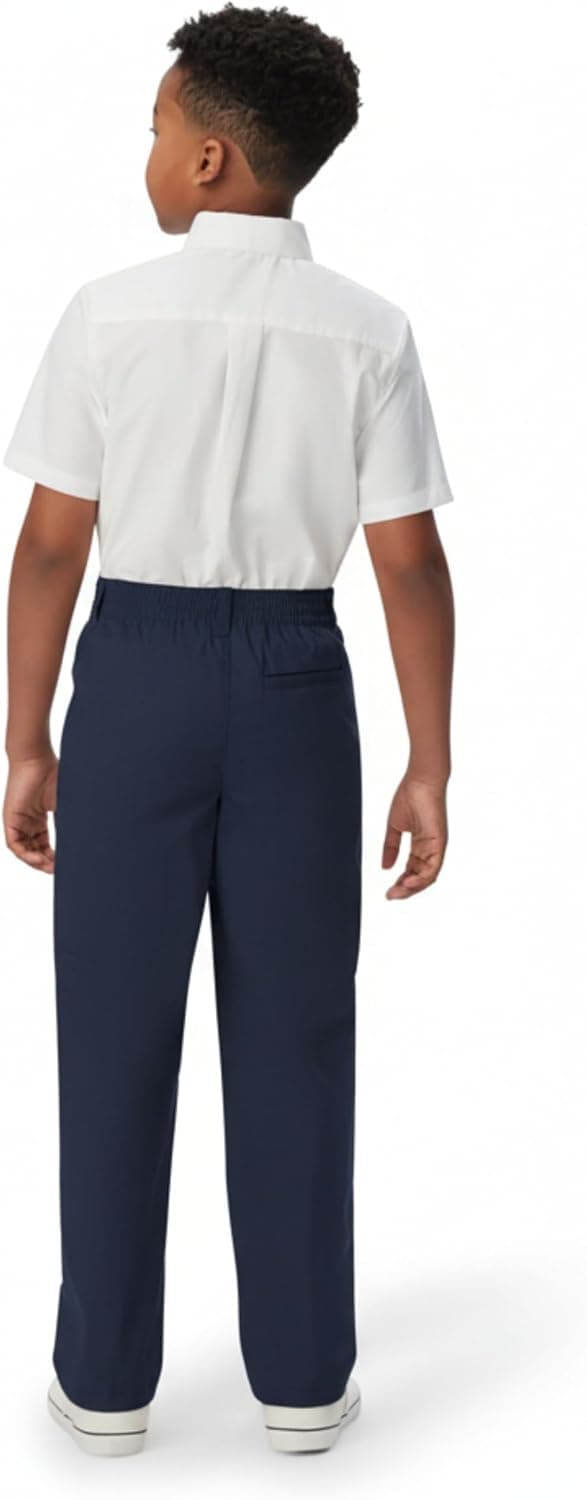 French Toast Boys Pull-On Relaxed Fit School Uniform Pant (Standard & Husky)