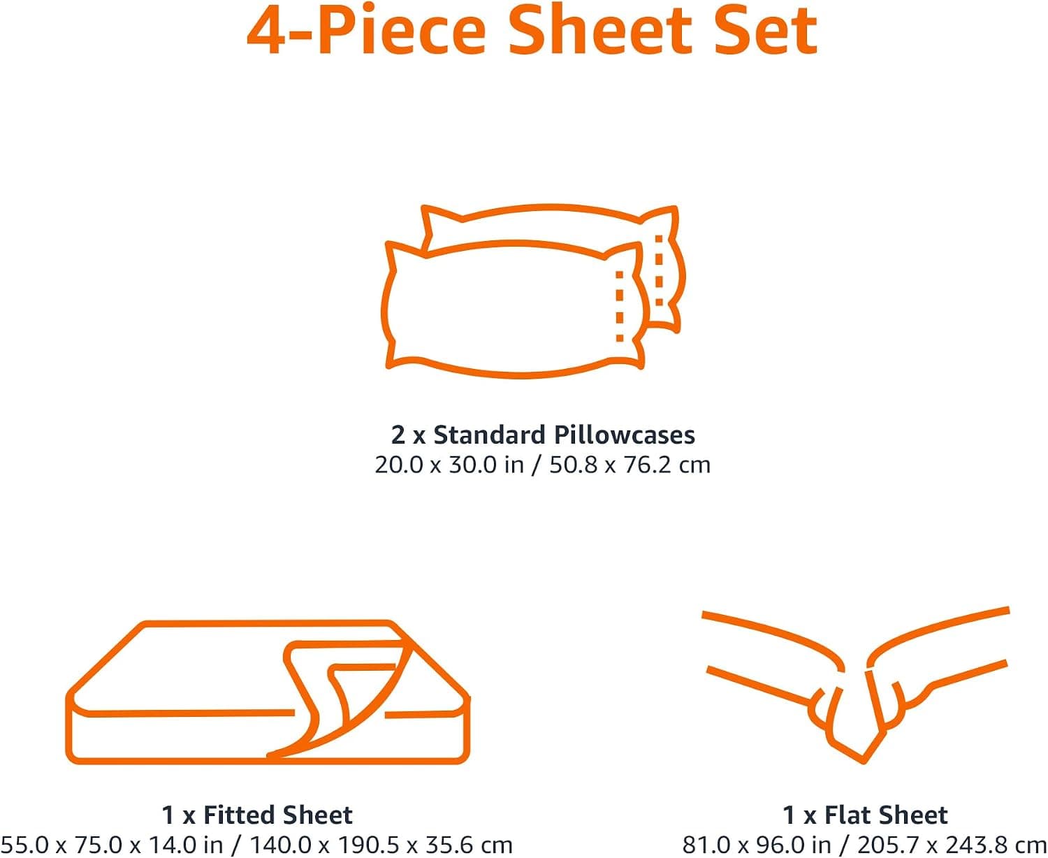 Amazon Basics Lightweight Super Soft, Wrinkle-Free, Breathable Luxury Microfiber 4 Piece Bed Sheet Set with 14-Inch Deep Pockets, Full, Dark Gray, Solid