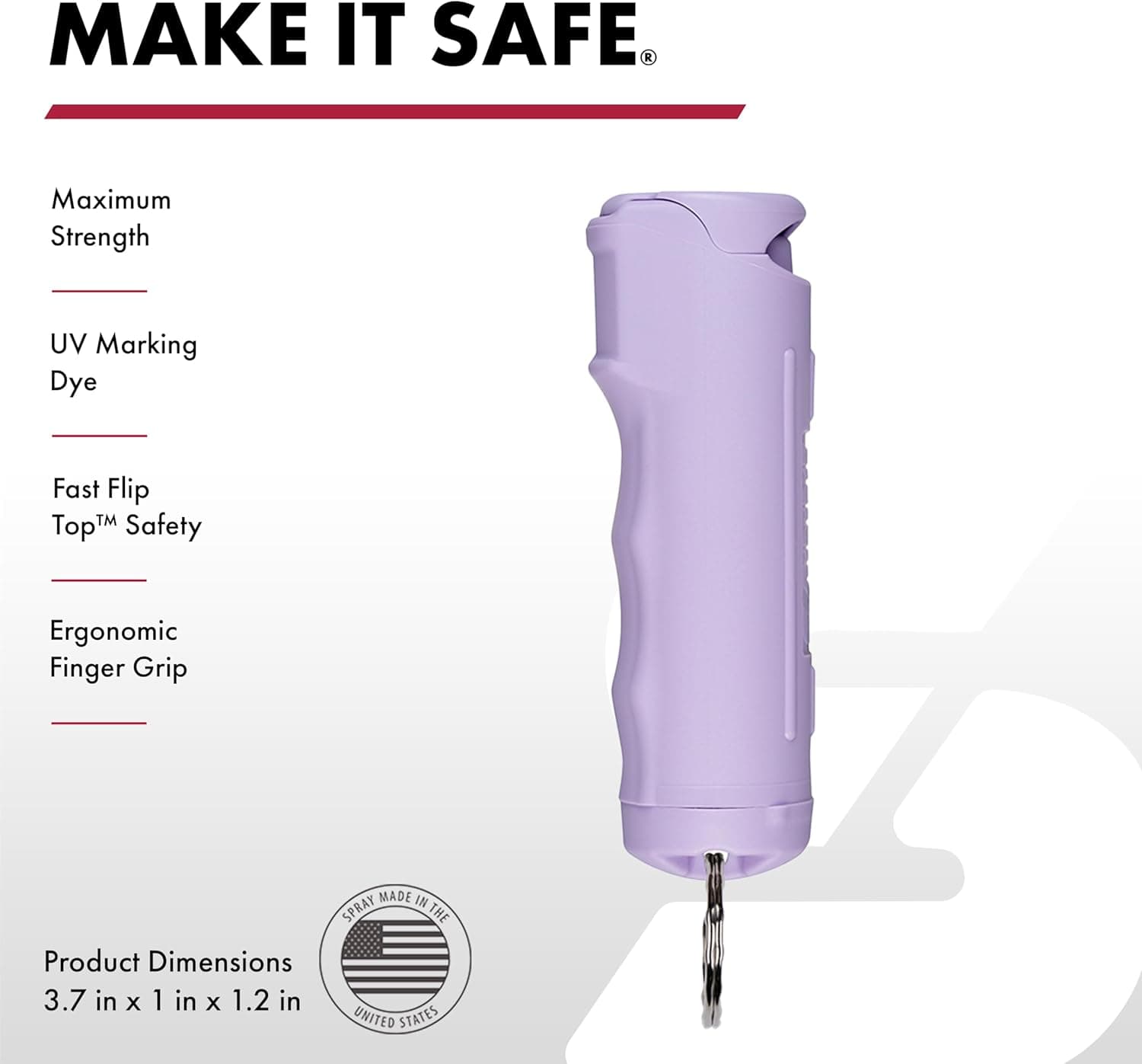 SABRE Pepper Spray & 2‑in‑1 Stun Gun with Flashlight Self Defense Kit – Fast Flip Top 10‑Second Safety Spray with Finger Grip & Keychain – Rechargeable Stun Gun, 1.60 µC Charge, 120‑Lumen LED Light
