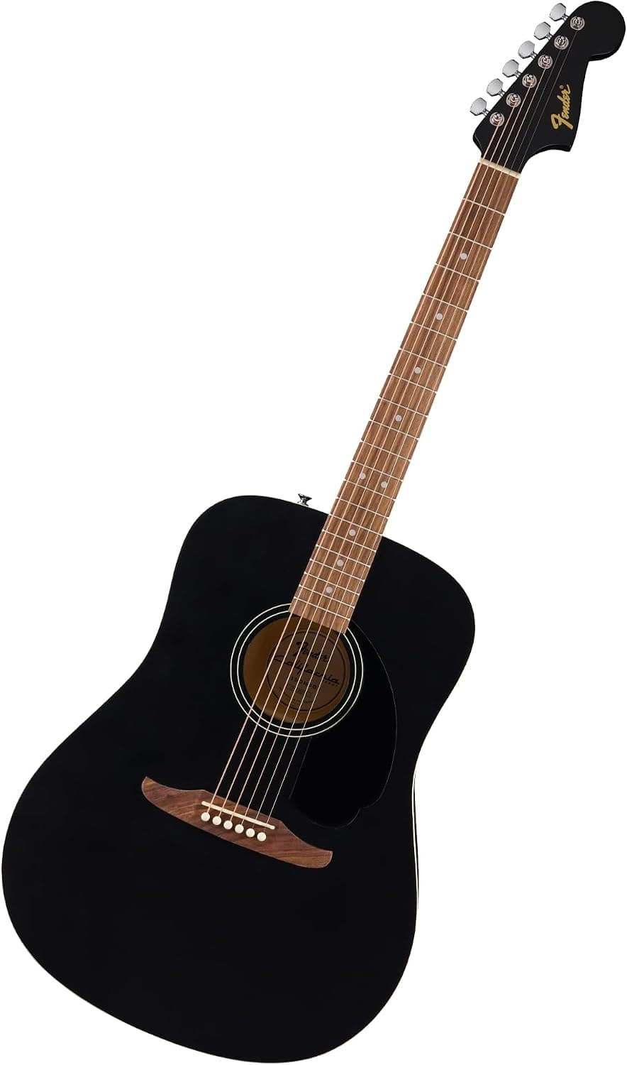 Fender California Debut Redondo Series Beginner Acoustic Guitar, Black | Acoustic guitar for beginners adults, slim neck, starter-friendly, 2-year warranty, under $300, vs Yamaha