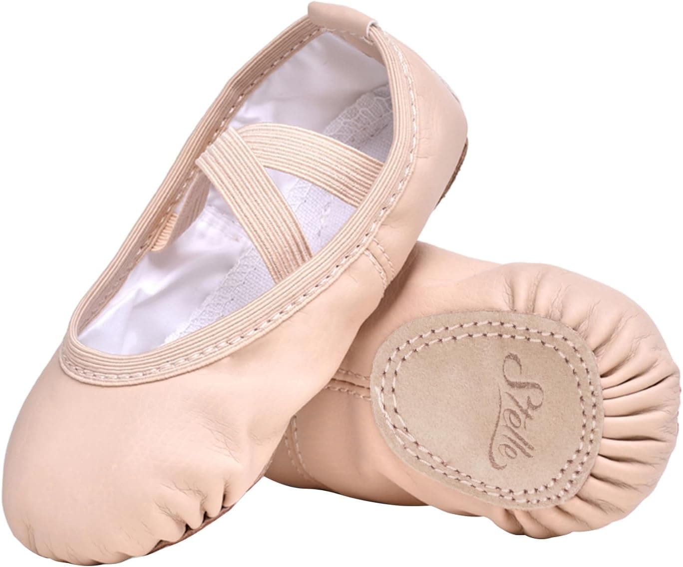 Stelle Ballet Shoes for Girls Toddler Soft Leather Split Sole Practice | Ballet slippers, Dance shoes, Drawstring or no-drawstring design, Suede leather sole, Boys and girls, Little and big kids
