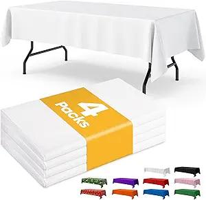 Niuara White Plastic Table Cloth Review