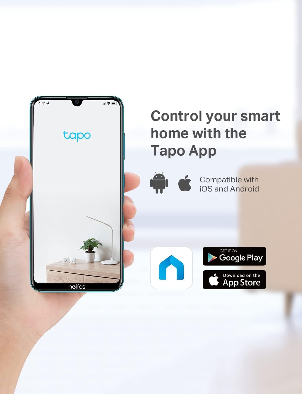 TP-Link Tapo 1080P Indoor Security Camera for Baby Monitor, Dog Camera w/Motion Detection, 2-Way Audio Siren, Night Vision, Cloud & SD Card Storage, Works w/Alexa & Google Home (Tapo C100) | Motion Detection, 2-Way Audio, Siren, Night Vision, Cloud & SD Card Storage, Works w/Alexa & Google Home