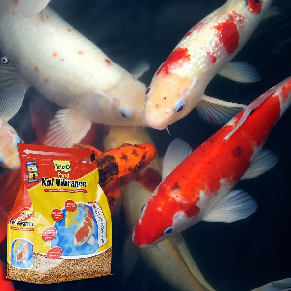 Tetra Pond Koi Vibrance Soft Sticks, Floating Pond Fish Food, 2.42 lbs | Daily Diet for Koi Fish and Ornamental Goldfish, Feed When Water is Above 50 Degrees, Highly Digestible, Clean & Clear Water