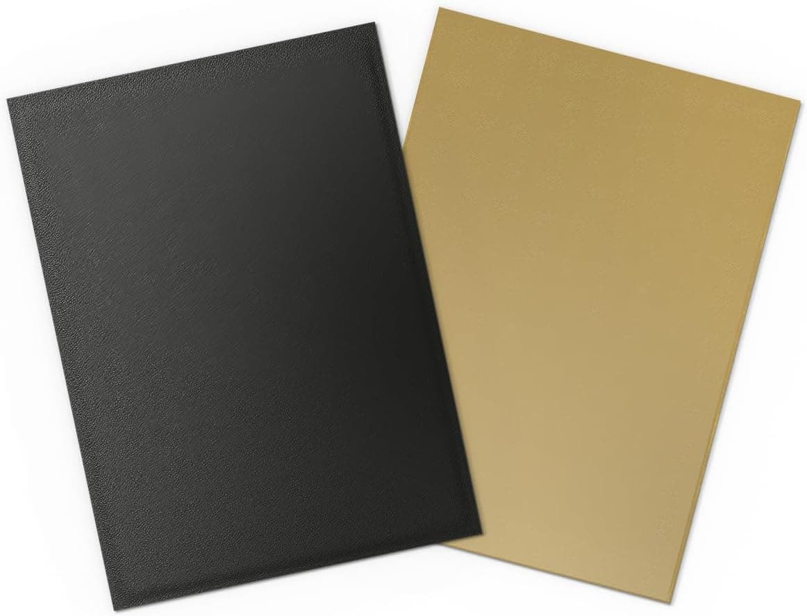 Dragon Shield | Matte Dual Standard Size Card Sleeves | 100ct - Smooth & Tough Premium TCG Sleeves - Compatible with Pokemon, One Piece, and Magic: The Gathering | Black & Gold