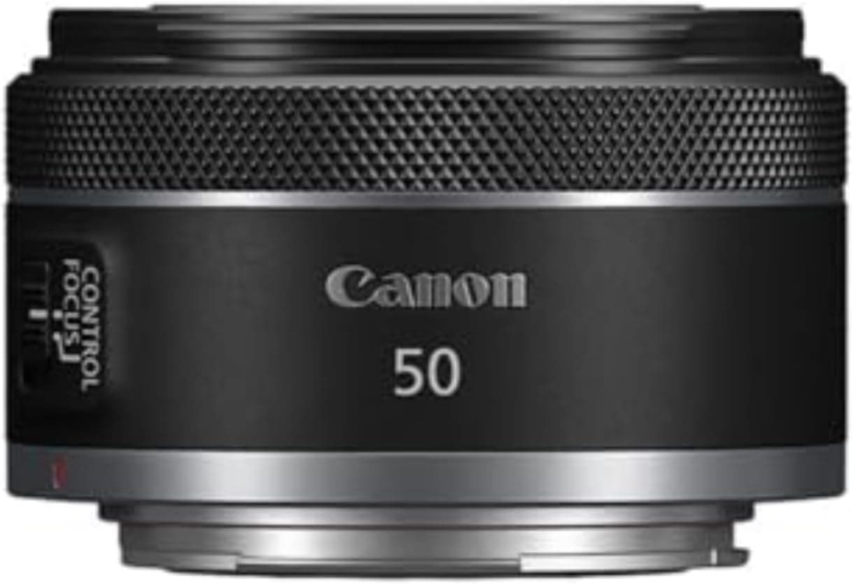 Canon RF50mm F1.8 STM Lens, Mirrorless Lens, Fixed Focal Length, Compatible with EOS R Series Mirrorless Cameras, Compact, Lightweight Design, Portraits, Landscapes, Photography, Black | Lightweight Design, Compatible with EOS R Series Cameras, Fixed Focal Length
