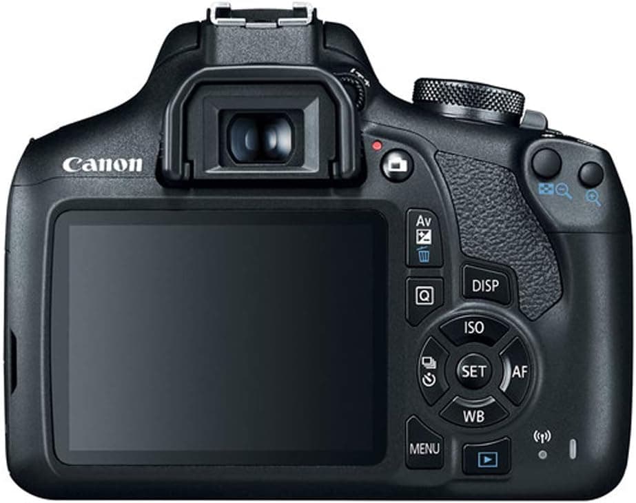 Canon EOS Rebel T7 DSLR Camera Bundle | USA Warranty with EF-S 18-55mm IS II Lens, 24.1MP, WiFi, Deco Gear Case, Double Battery, 64GB Card, Cleaning Kit &Mini Tripod