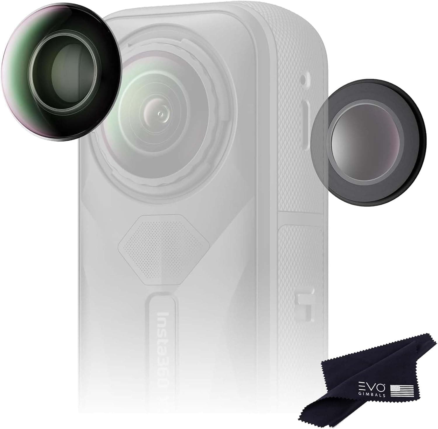 Insta360 X5 Replacement Lens Complete Kit | with 2× Official Replaceable Lenses for Insta360 X5, Plus Tools to Replace and Clean The Lens