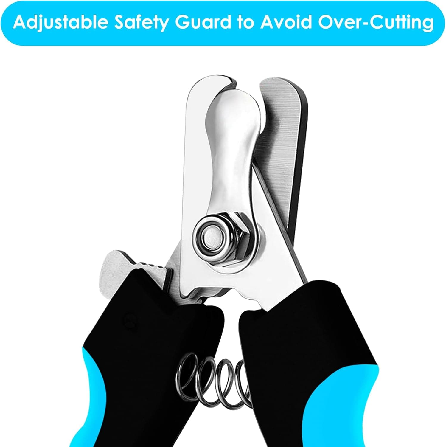 Candure Dog Nail Clippers and Trimmer with Safety Guard to Avoid Over-Cutting Toe Nails, Professional Grooming Pet Nail Clipper with Nail File for Small, Medium & Large Breeds | Pet Dog and Cat Nail Clipper