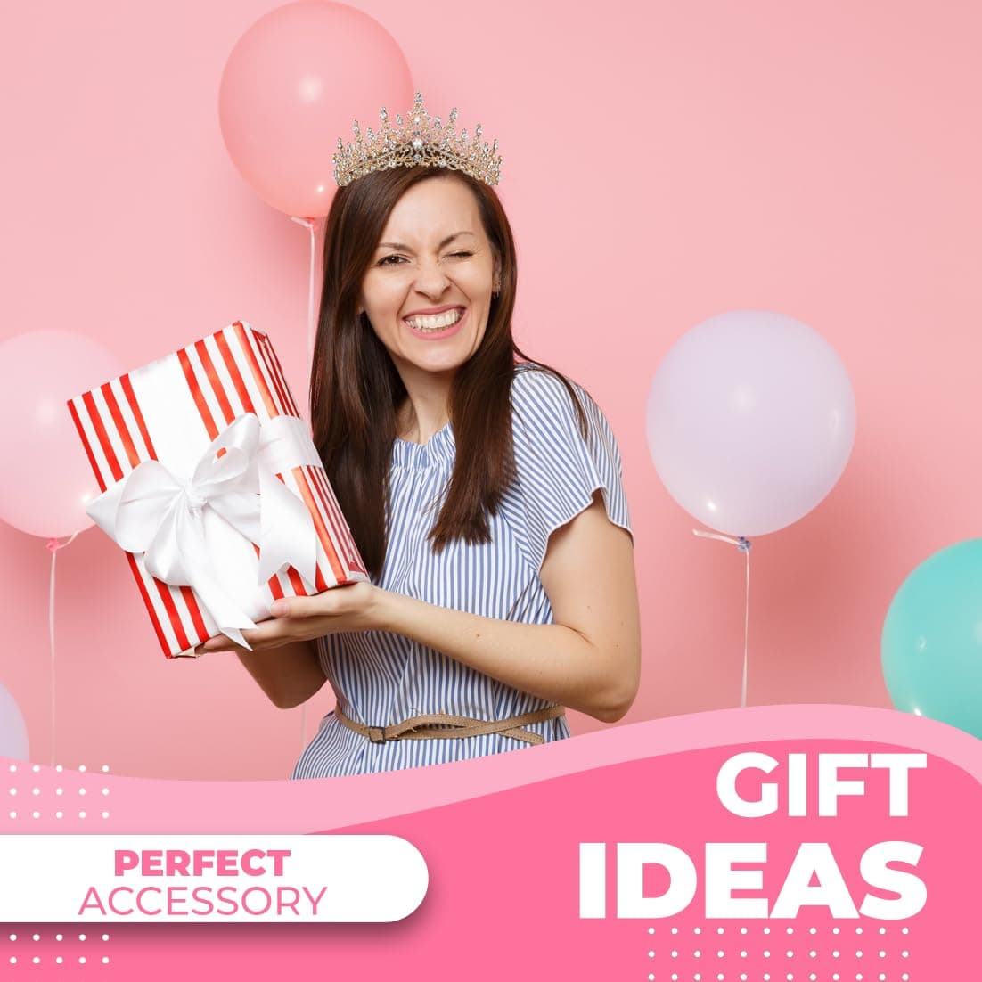 Birthday Tiara Crown with Sash for Women, Birthday Queen for Party | Metal Crown, Birthday Decorations, Birthday Accessories