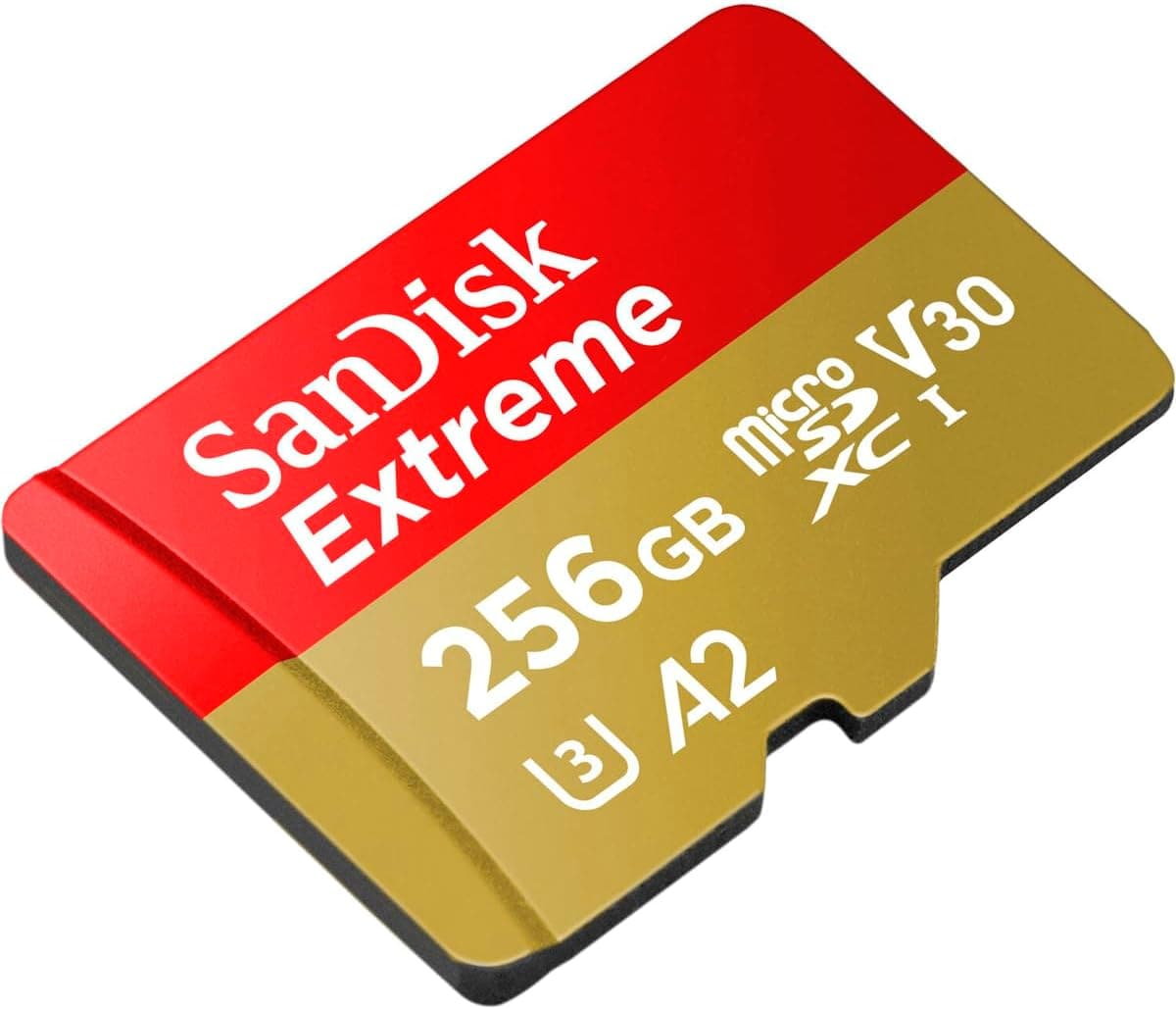 SANDISK 256GB Extreme microSD UHS-I Card - Up to 245MB/s Read Speed and 170MB/s Write Speed, 5.3K Video, 4K UHD Video, high-Performance for Action cams, Drones, Android Devices - SDSQXH9-256G-GZ6MA | 245MB/s read speed with 170MB/s write speed and V30 rating for drones, action cams and gaming