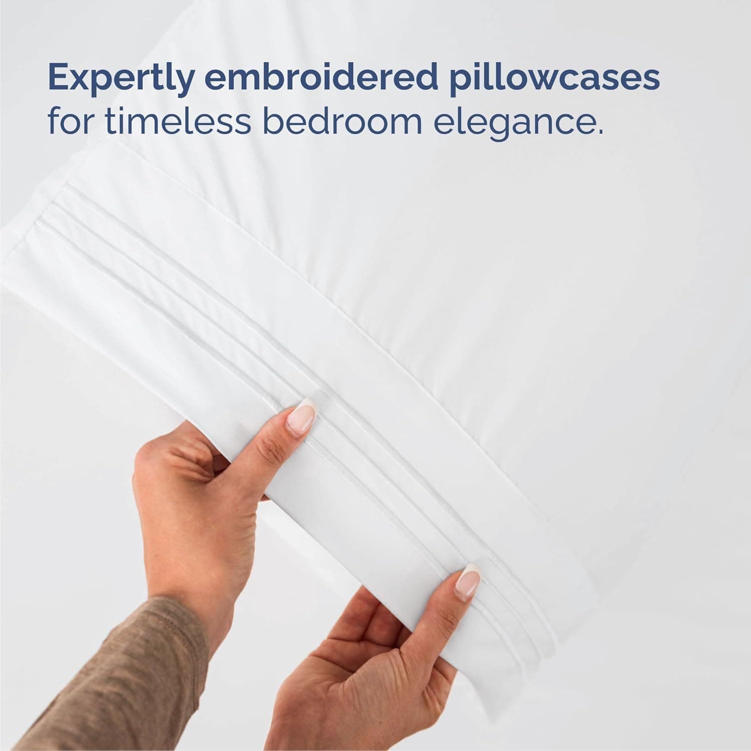 Queen Size 4 Piece Sheet Set - Comfy Breathable & Cooling Sheets - White | Hotel Luxury Bed Sheets for Women & Men, Deep Pockets, Easy-Fit, Extra Soft and Wrinkle Free Sheets, Oeko-Tex Bed Sheet Set