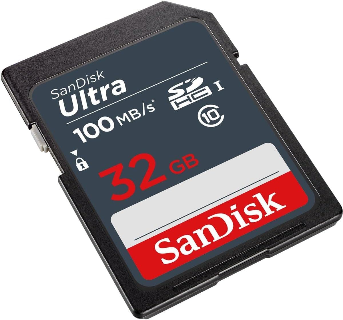 SanDisk 32GB Ultra 100MBs SDHC Memory Card | Up to 100MB/s read, Water-resistant design, Impact-resistant build
