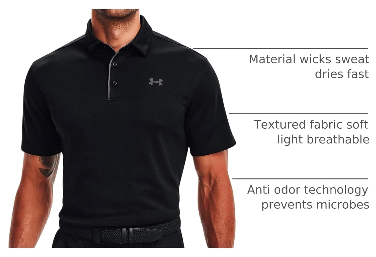 Under Armour Men's Tech Golf Polo