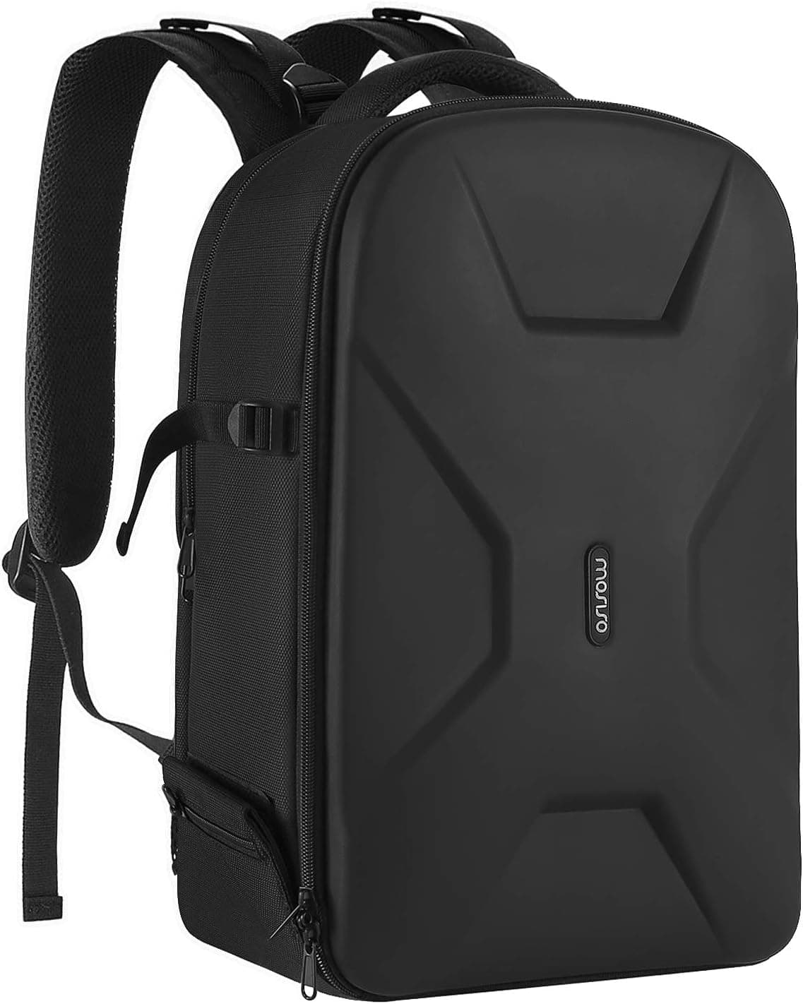 MOSISO Camera Backpack, DSLR/SLR/Mirrorless Photography Camera Bag | 15-16 inch Waterproof Hardshell Case with Tripod Holder&Laptop Compartment Compatible with Canon/Nikon/Sony, Black