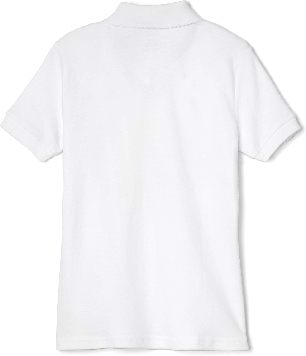 French Toast Girls' Short Sleeve Picot Collar Polo School Uniform Shirt (Standard and Plus)