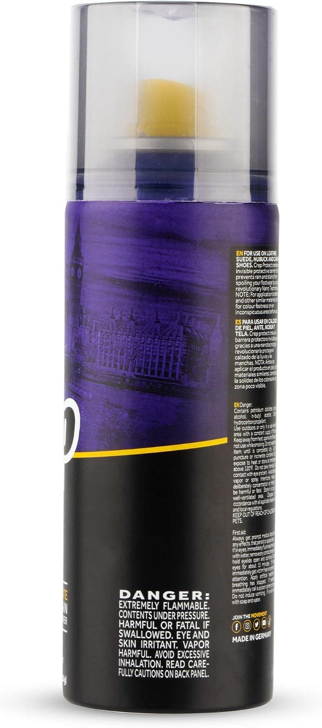 Crep Protect Shoe Protector Spray - Rain & Stain Waterproof Nano Protection for Sneaker, Leather, Nubuck, Suede & Canvas