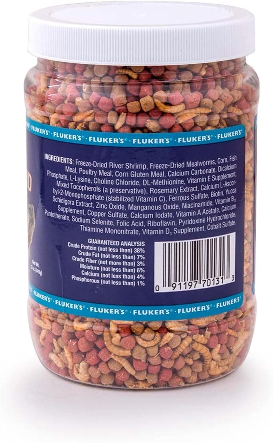 Fluker's Flukers 70131 Buffet Blend Aquatic Formula Turtle Food, 12oz