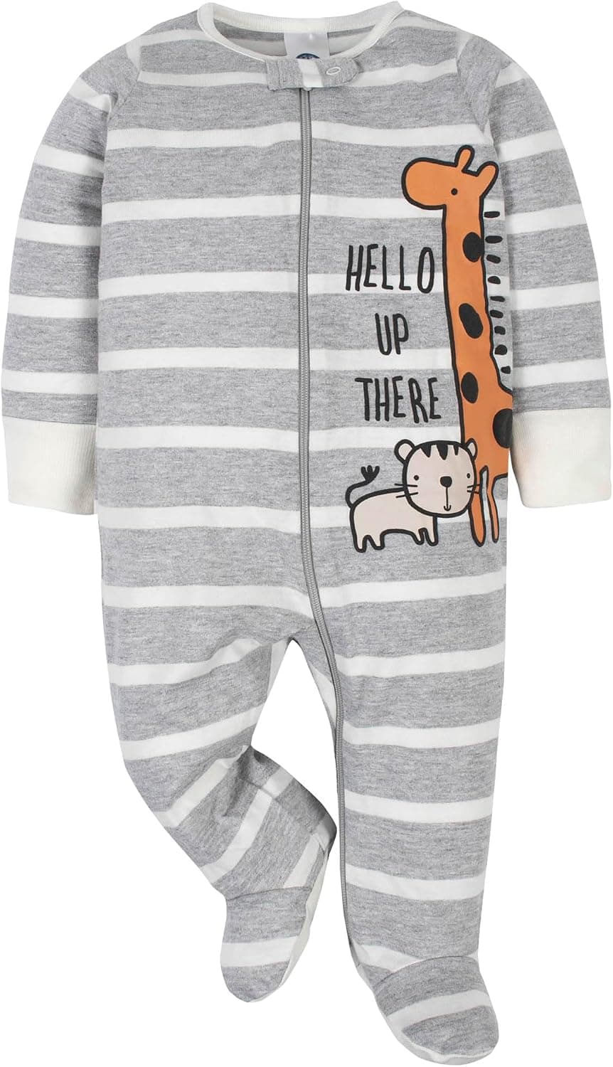 Gerber Baby Boys' 4 Pack Sleep 'N Play Footie