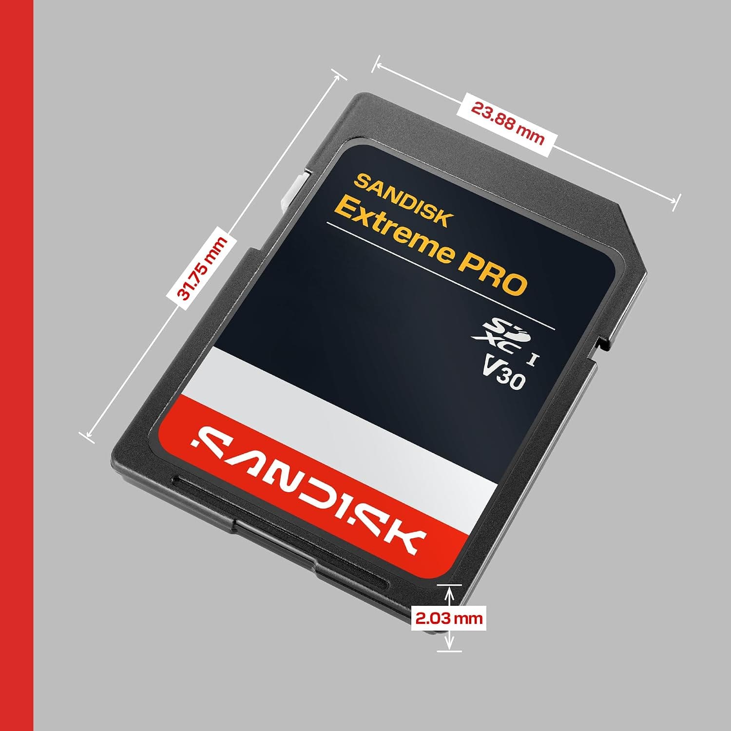 SANDISK 128GB Extreme PRO SD UHS-I Card - Up to 250MB/s Read Speed and 120MB/s Write Speed, 4K UHD, Full HD, U3, and V30 - SDSDXXJ-128G-GSCIN | UHS-I U3 SDXC card with 250MB/s read speed and V30 video class for 4K video, photography and data storage