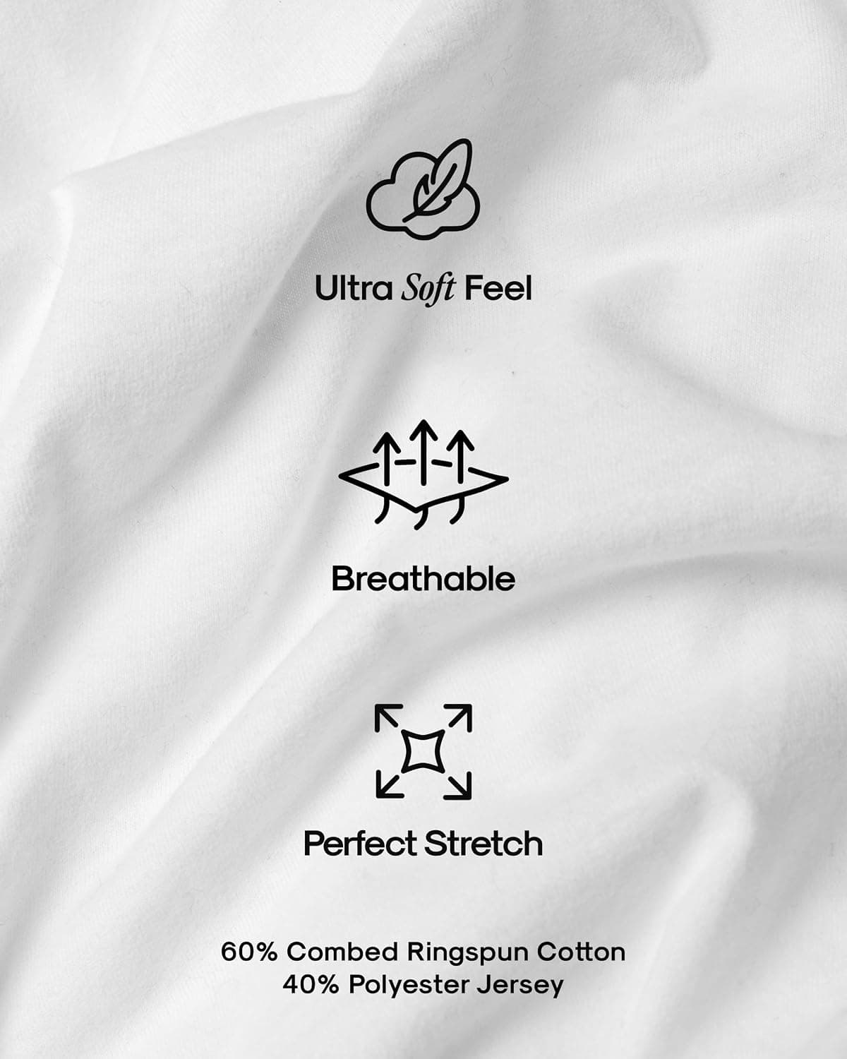 True Classic Mens T-Shirts – Short Sleeve Crew Neck T Shirts for Man, Cotton Blend Plain Novelty Men's T-Shirts