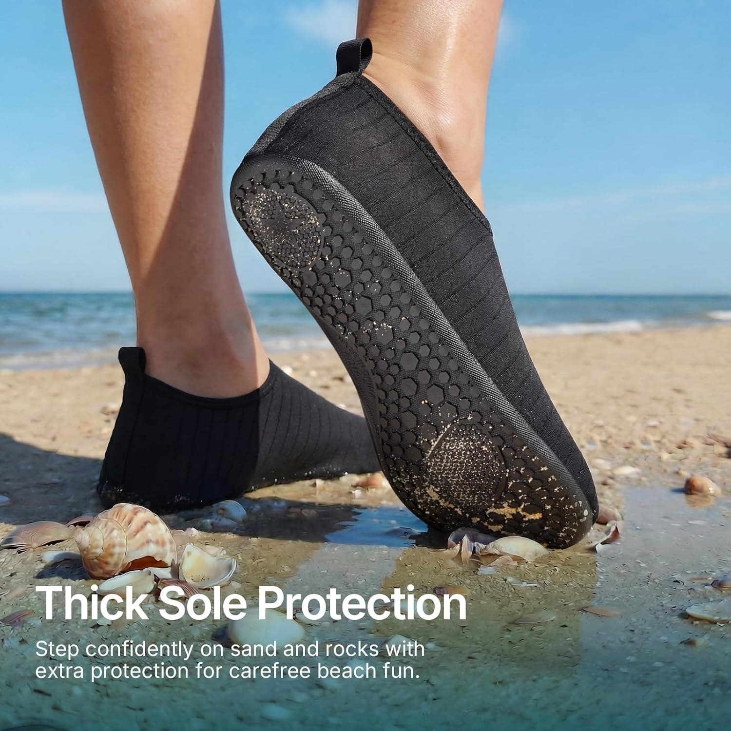 Water Shoes for Women Men Quick-Dry Aqua Socks Swim Beach Outfits Barefoot | Yoga Exercise Wear Sport Accessories Pool Camping Must Haves River Hiking Youth Adult