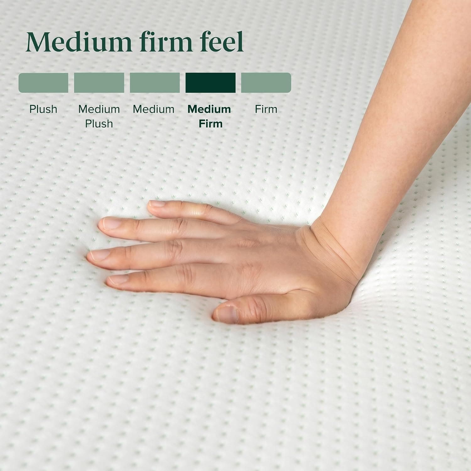 Zinus 5 Inch Twin Green Tea Memory Foam Mattress, Medium Firm Feel | Pressure-Relieving Comfort & Full-Body Support, Naturally Fresh, CertiPUR-US & OEKO-TEX Certified Safe Materials