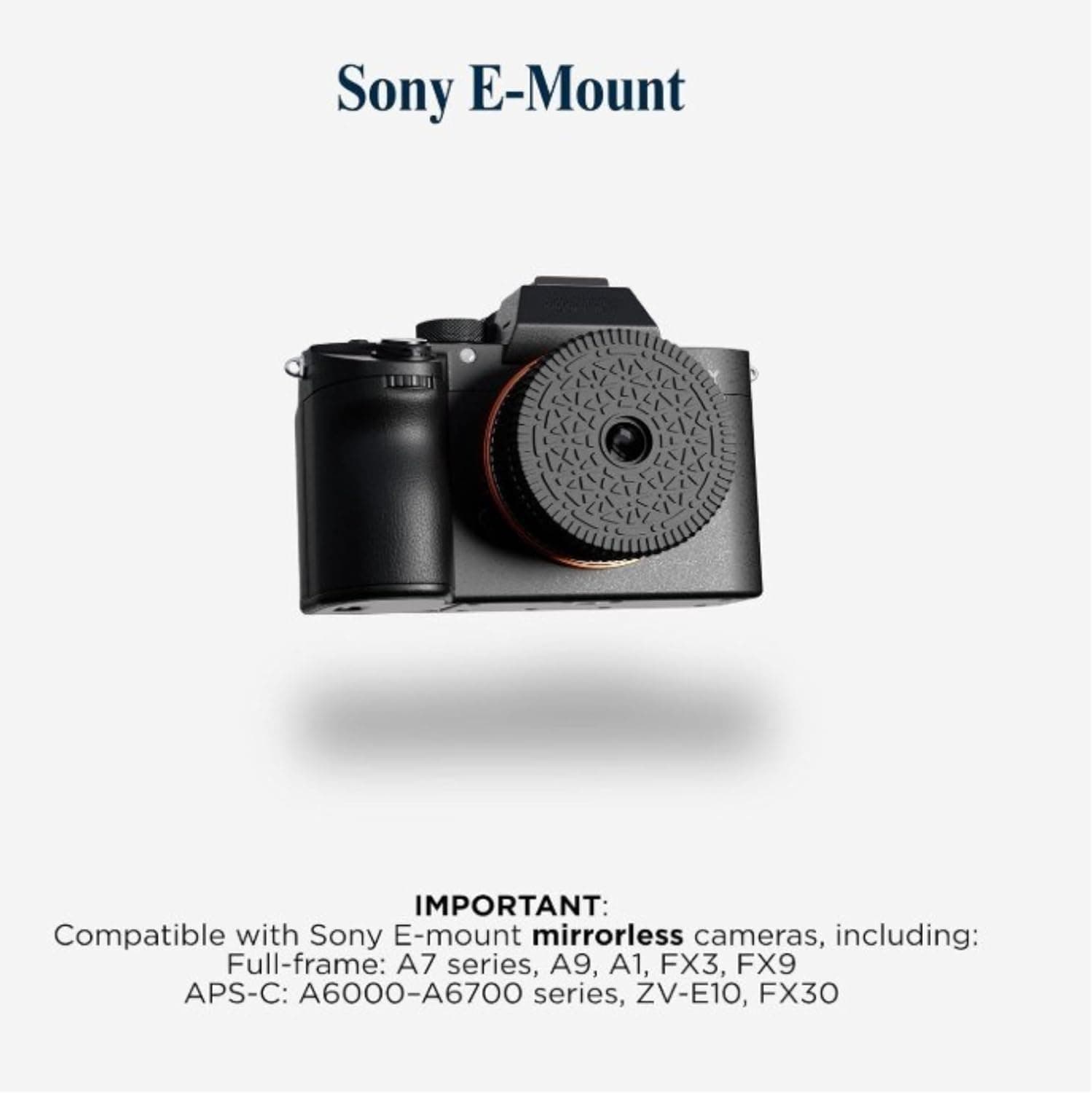 Original Retropia Repurposed Disposable Camera Mirrorless Lens | Unlimited Instant Film-Look Photos | Compact Pancake Lens, 32mm Focal Length & Fixed f/11 Aperture (Sony E-Mount Mirrorless Compatible)