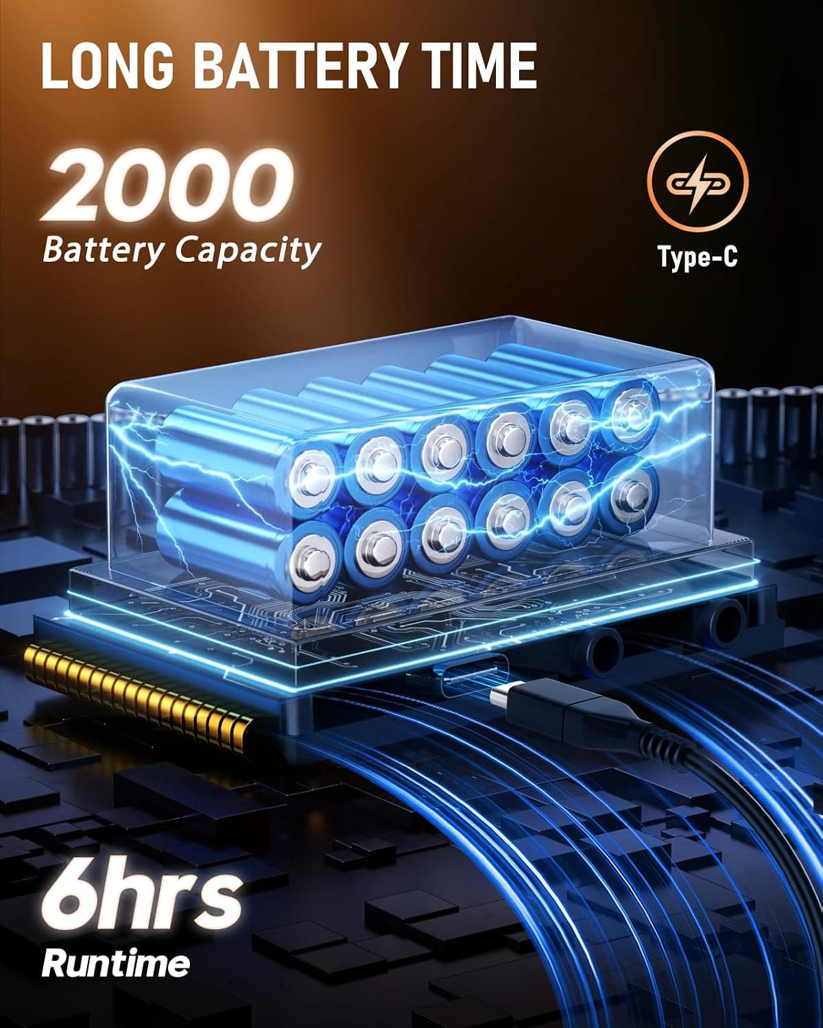 10W Mini Guitar Amp,Rechargeable Electric Guitar Amplifier | with Clean/Drive Channel,6H Working,3.5mm headphone jack for silent practice,Wireless Portable Amp for Practice & Traveling