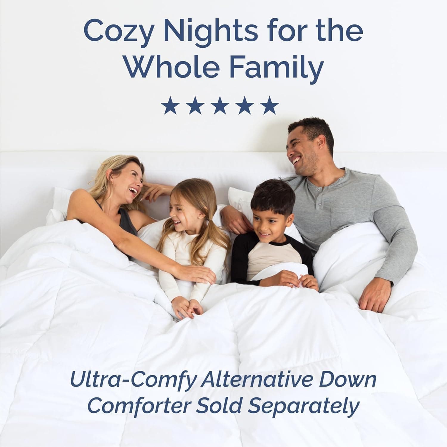 Queen Size 4 Piece Sheet Set - Comfy Breathable & Cooling Sheets - White | Hotel Luxury Bed Sheets for Women & Men, Deep Pockets, Easy-Fit, Extra Soft and Wrinkle Free Sheets, Oeko-Tex Bed Sheet Set