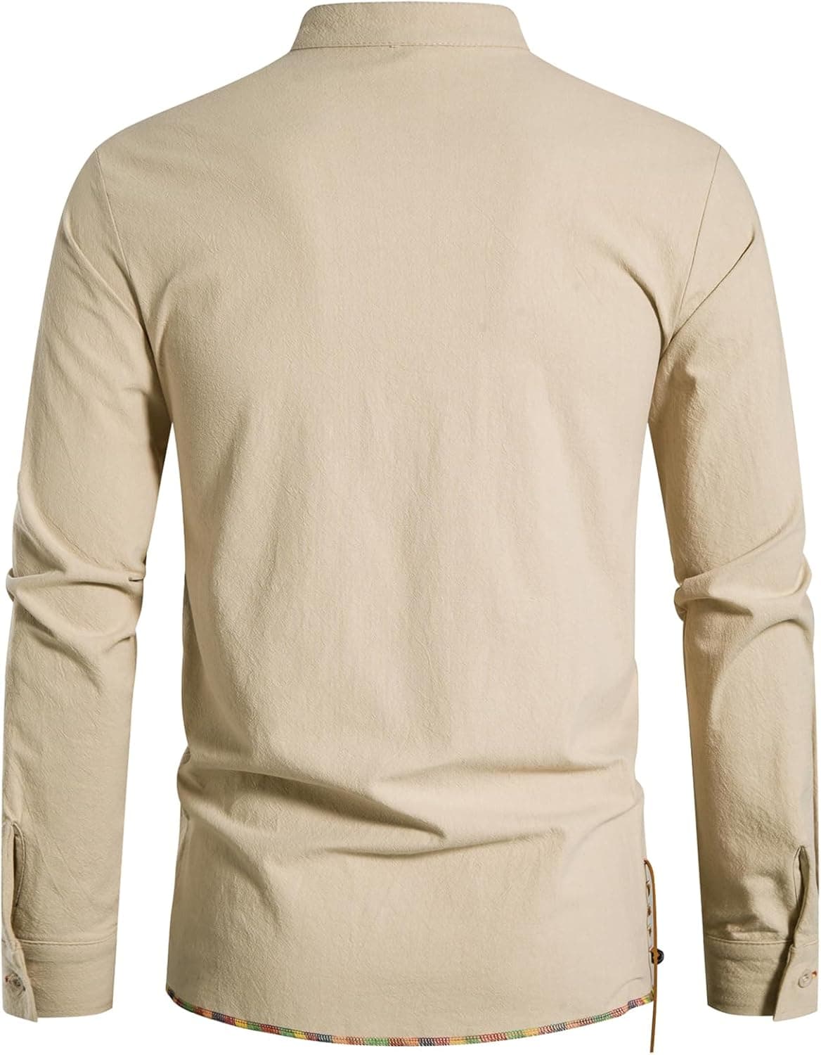 Men's Pure Cotton Renaissance Lace Up Shirt | Long Sleeve, Retro, Pirate, Medieval, Viking, Costume, Vintage, Vampire, Halloween, Cosplay, Clothing