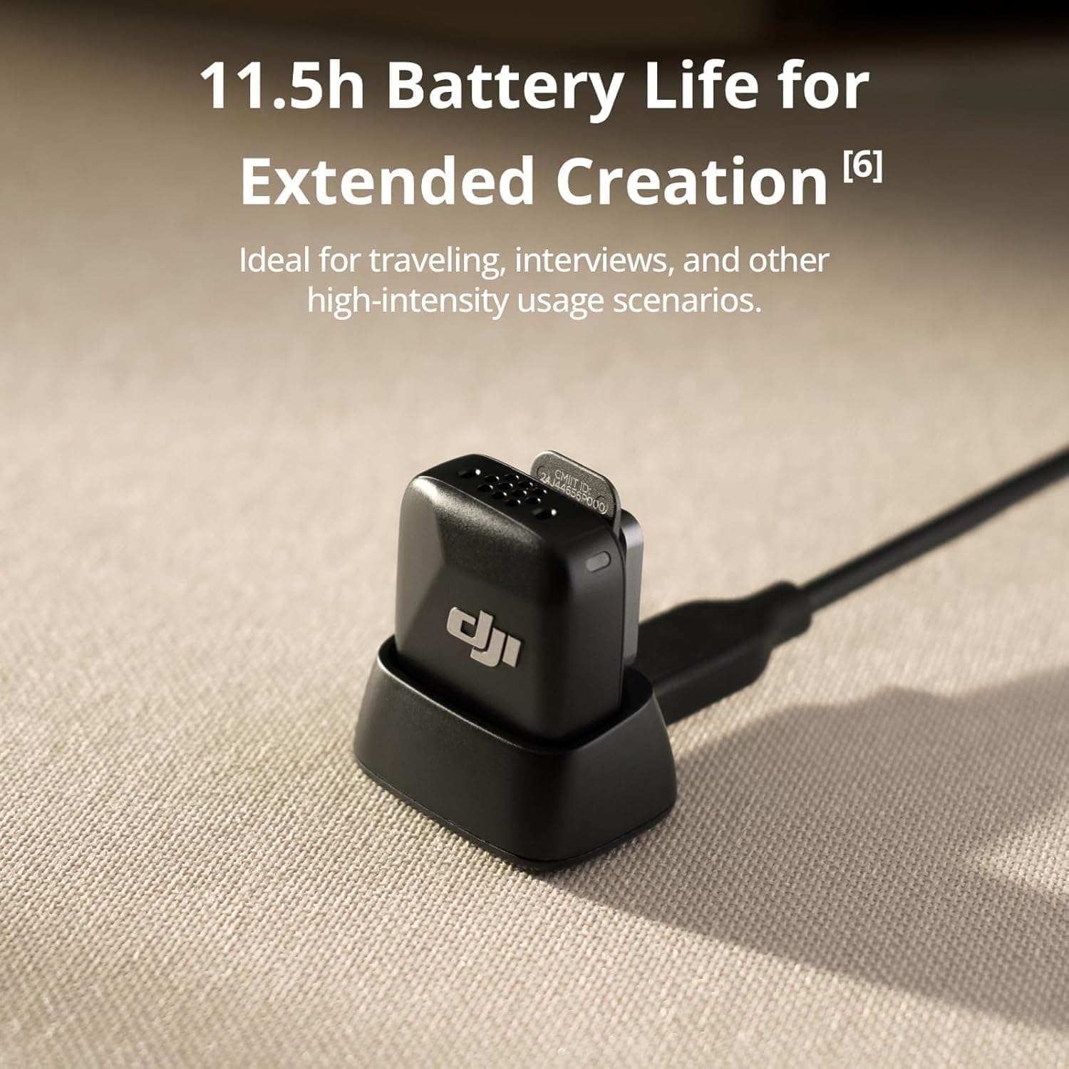 DJI Mic Mini (2 TX + 1 Mobile RX), Ultralight, Active Noise Cancelling | Wireless Lavalier Microphone for iPhone 17/16/15 & Android/PC/Tablet, Plug-and-Play, 300m Transmission, Youtube, Vlog