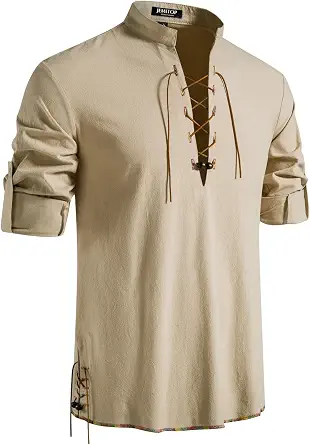 JEMITOP Men's Pure Cotton Renaissance Shirt Review