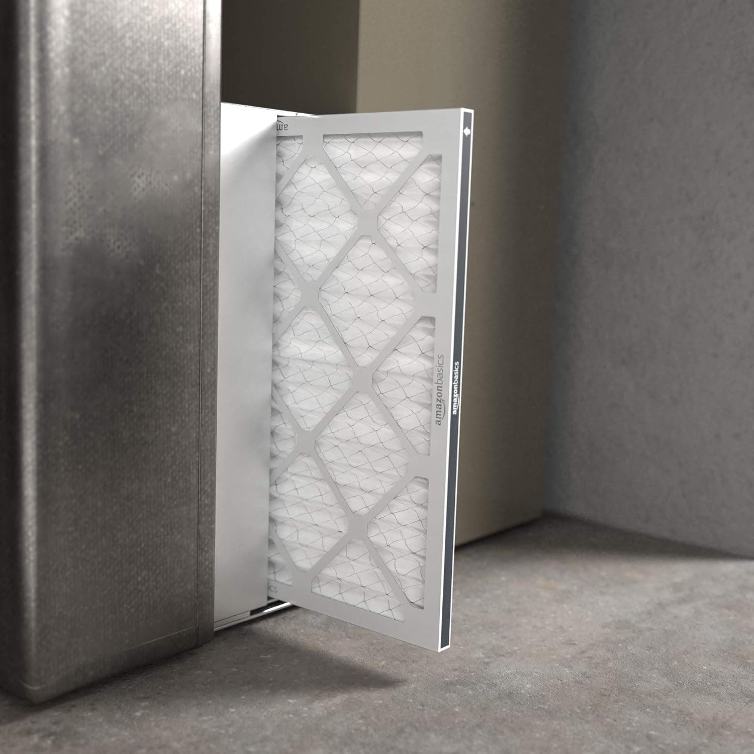Amazon Basics 20x20x1 Air Filter 6-Pack, MERV 11 AC Furnace Filters, Dust, Pet, Allergen Control , Electrostatic (Actual Size: 19.75 x 19.75 x .75)