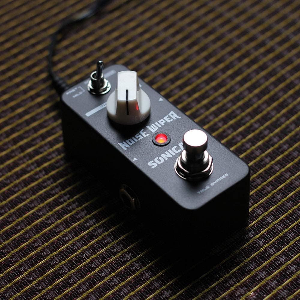 SONICAKE Noise Gate Effects Pedal Guitar Pedal Suppressor Noise Wiper Guitar Effects Pedal 2 Modes True Bypass