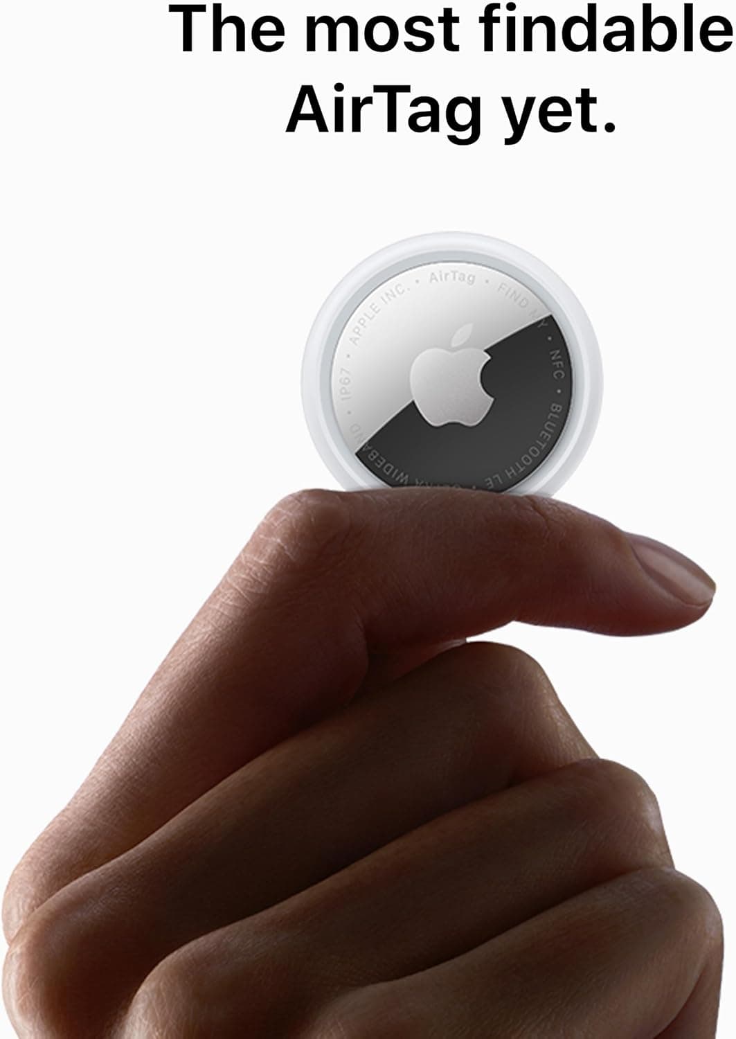 Apple AirTag (2nd Generation): Tracker for Keychain, Wallet, and More; Locator with Sound; Simple One-Tap Setup with iPhone or iPad; Key Finder with up to 1.5X Precision Finding Range