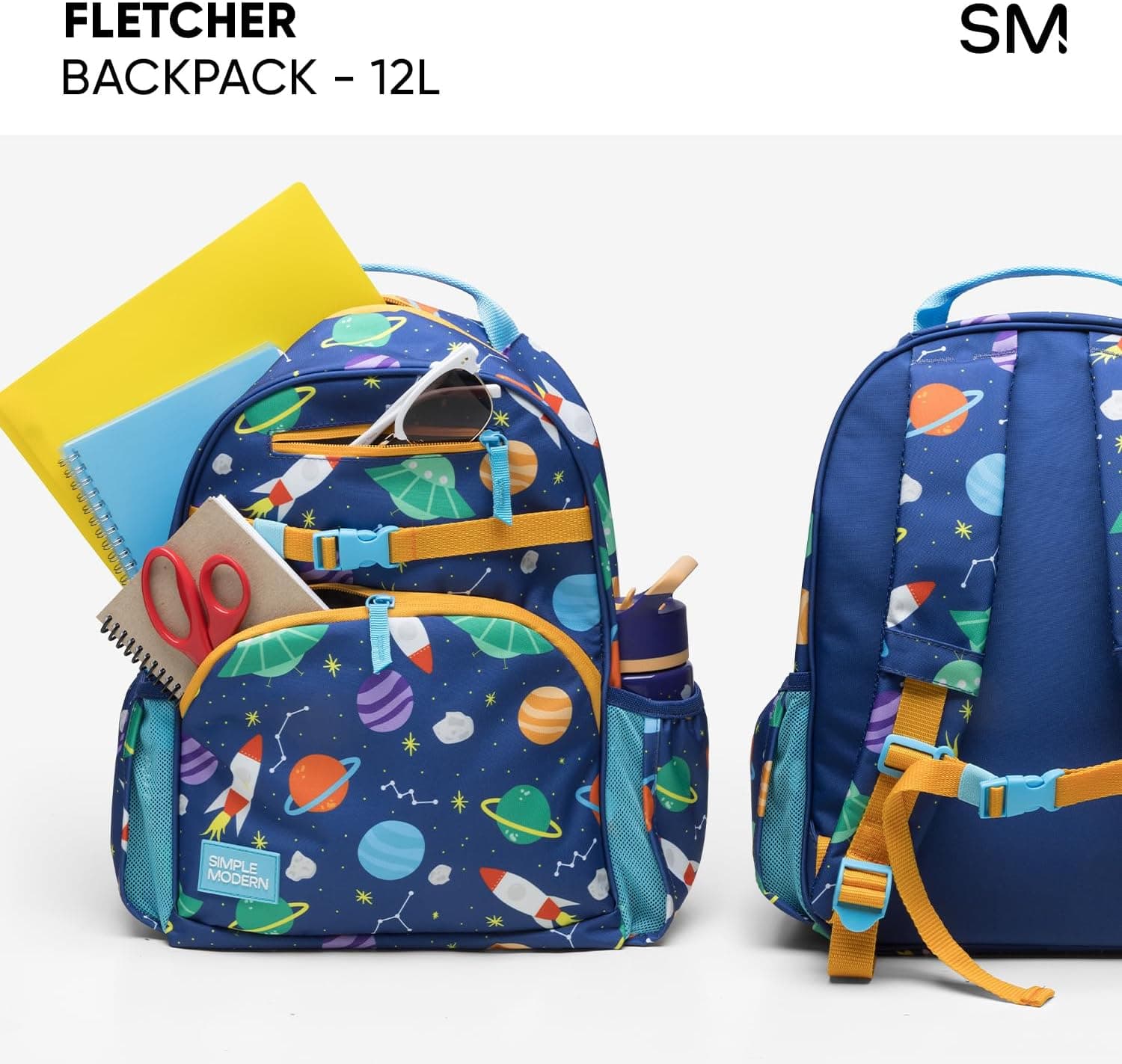 Simple Modern Marvel Spidey Kids Backpack for School, Girls, Boys | 12L | Fletcher Spiderman Bookbag, School Backpack for Toddler, Preschool, Kindergarten | Fits Lunch Box, Cute | Medium
