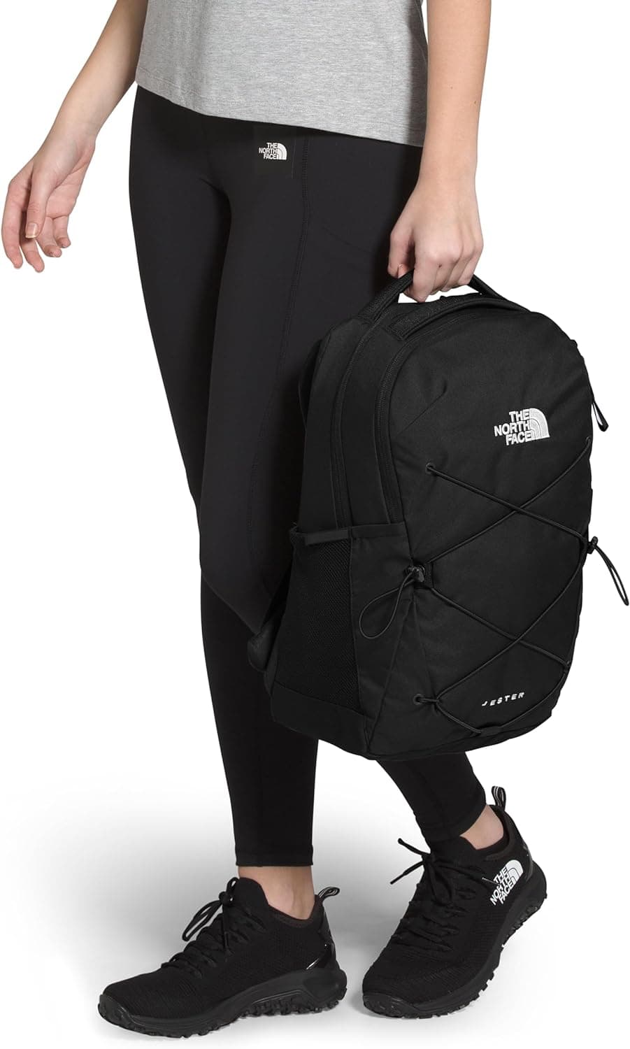 The North Face Women's Jester Everyday Backpack, Blk-NPF, OSFA | Commuter Travel Bag, Laptop Sleeve, Water-Repellent